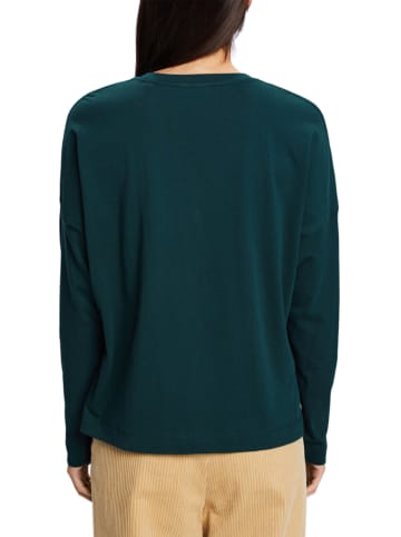 ESPRIT Longsleeve in Dunkelgrün