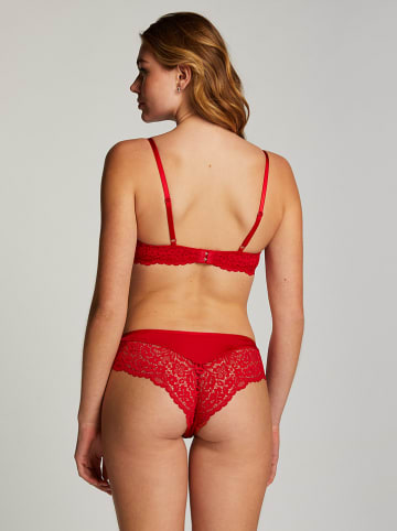 Hunkemöller Biustonosz push-up "Rose" w kolorze czerwonym