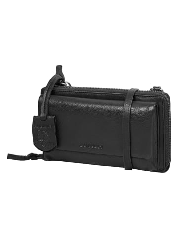 Burkely Leren smartphonetas "Just Jolie" zwart - (B)12 x (H)20 x (D)40 cm
