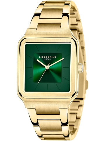 Liebeskind Zegarek kwarcowy w kolorze złoto-zielonym