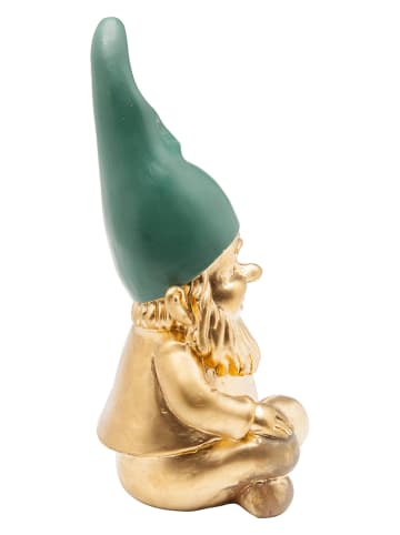 Kare Decoratief figuur "Kabouter" goudkleurig - (H)19 cm