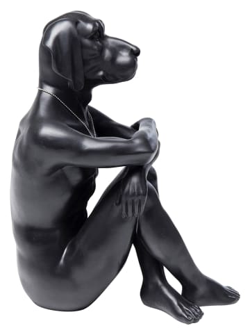 Kare Decoratief figuur "Gangster Dog" zwart - (H)33 cm