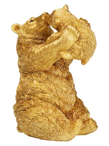 Kare Decoratief figuur "Bear Lucky Mom" goudkleurig - (H)27 cm