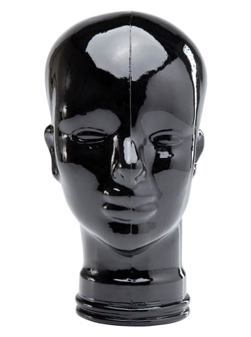 Kare Figurka dekoracyjna w kolorze czarnym - wys. 29 x Ø 21 cm