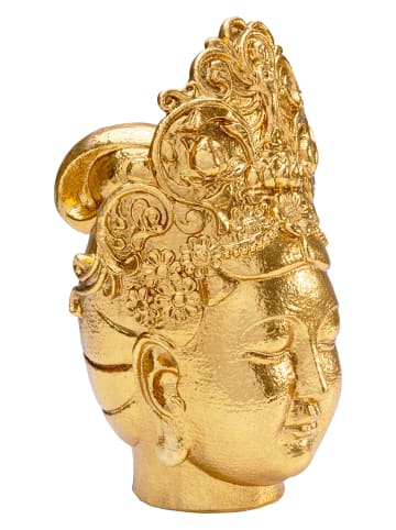 Kare Dekofigur "Goddess Head" in Gold - (B)23,5 x (H)39 cm