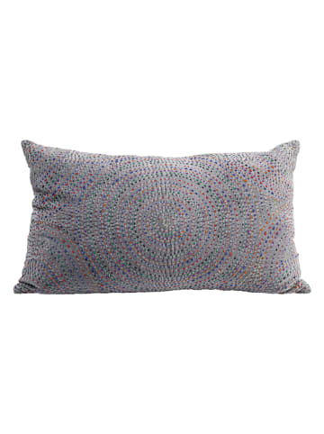 Kare Kissen "Naira" in Grau - (B)60 x (H)35 cm