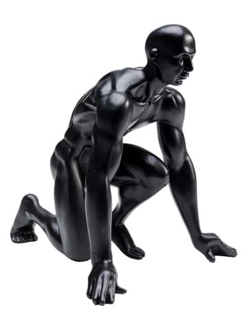 Kare Figurka dekoracyjna "Runner" w kolorze czarnym - 23 x 25 cm