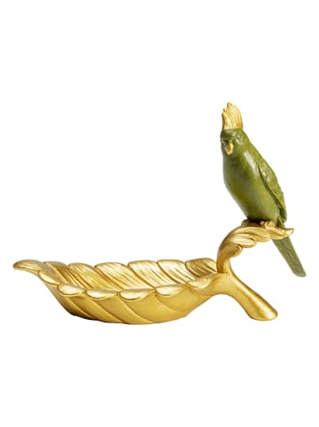 Kare Misa dekoracyjna "Parrot Guard" w kolorze złotym - 10 x 21 cm