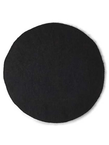 Deerberg Poduszka w kolorze czarnym do siedzenia - Ø 35 cm