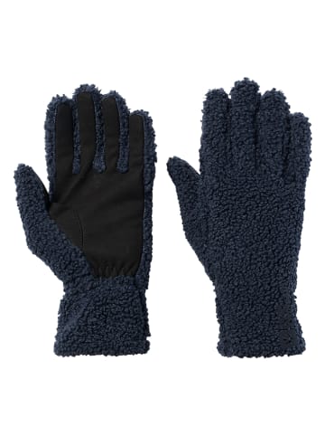Jack Wolfskin Fleece handschoenen "High Curl" donkerblauw