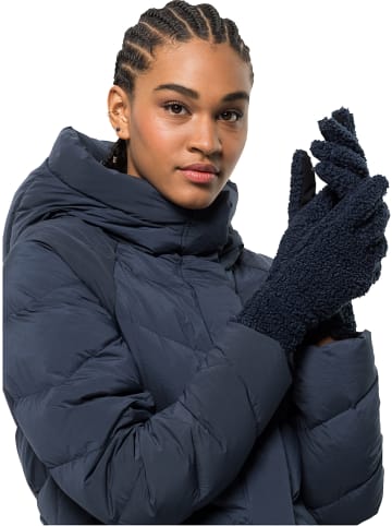 Jack Wolfskin Fleece handschoenen "High Curl" donkerblauw