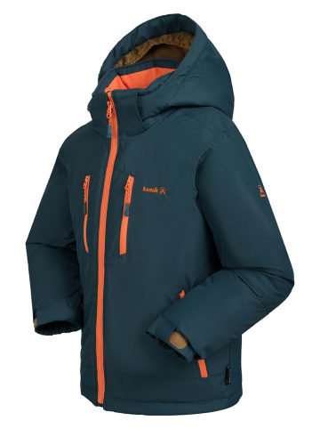Kamik Ski-/snowboardjas "Hux" donkerblauw/oranje