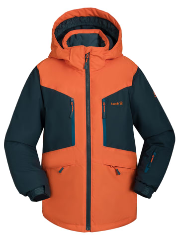 Kamik Kurtka narciarska "Max" w kolorze pomarańczowo-granatowym