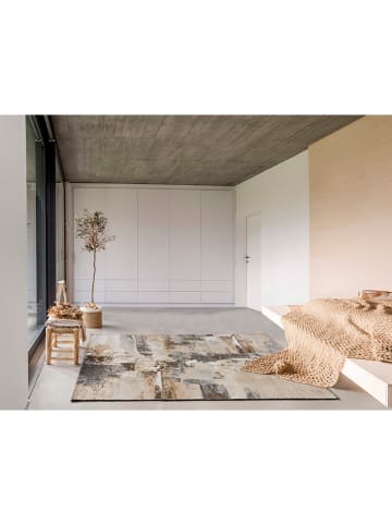 Moma Kurzflor-Teppich "Aydin" in Beige