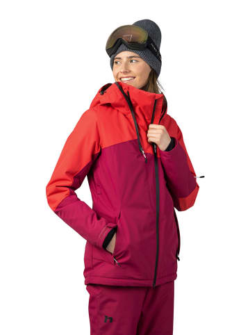 Hannah Kurtka narciarska "Maky Col" w kolorze różowo-czerwonym