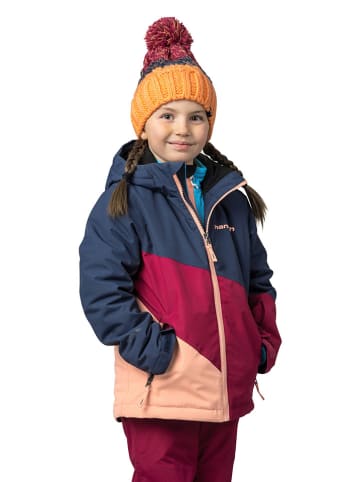 Hannah Ski-/snowboardjas "Kigali" donkerblauw/roze/oranje