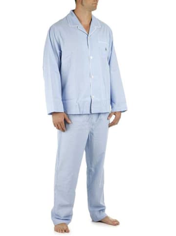 POLO RALPH LAUREN Piżama w kolorze błękitnym