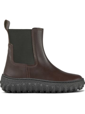 Camper Leder-Chelsea-Boots in Braun