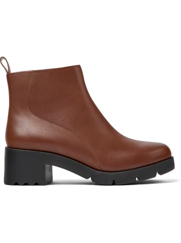 Camper Leren enkelboots lichtbruin