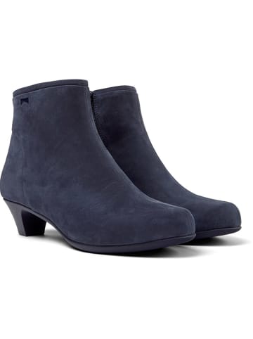 Camper Leder-Stiefeletten in Dunkelblau