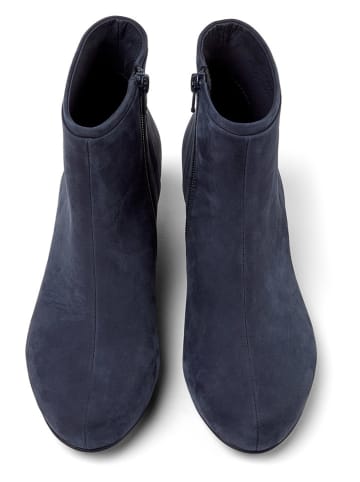 Camper Leder-Stiefeletten in Dunkelblau