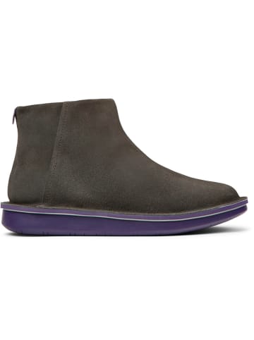 Camper Leren boots antraciet/paars