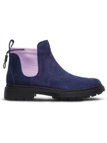 Camper Chelsea-Boots in Dunkelblau/ Lila