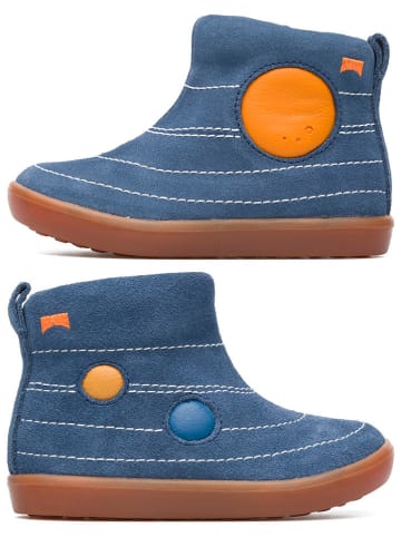 Camper Leder-Boots in Blau