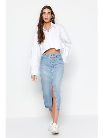 trendyol Jeansrock in Hellblau