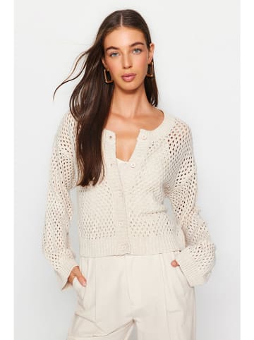 trendyol Cardigan in Creme