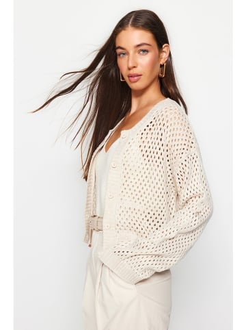 trendyol Cardigan in Creme