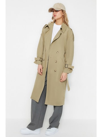 trendyol Trenchcoat in Oliv
