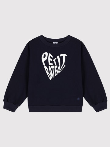 PETIT BATEAU Sweatshirt in Schwarz