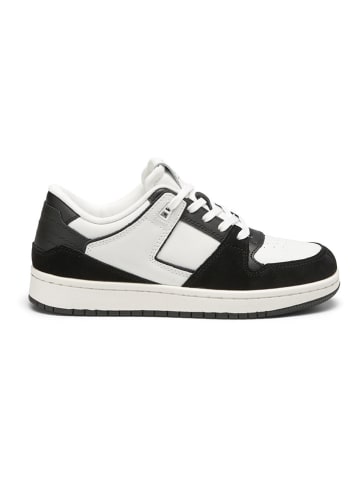 Marc O'Polo Shoes Skórzane sneakersy "Rudy" w kolorze czarno-białym