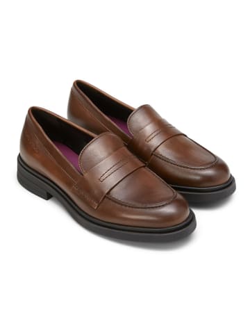 Marc O'Polo Shoes Leren mocassins "Paula" cognackleurig