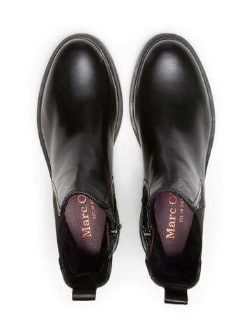 Marc O'Polo Shoes Leren chelseaboots "Paula" zwart