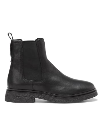 Marc O'Polo Shoes Skórzane sztyblety "Lotta" w kolorze czarnym