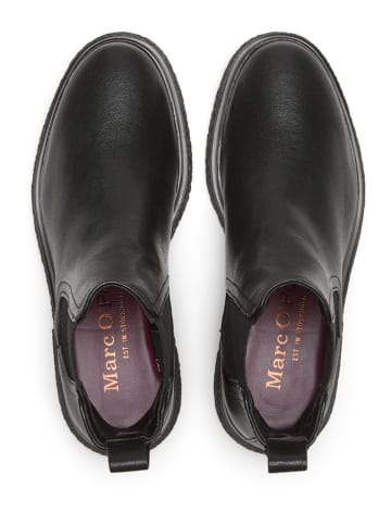 Marc O'Polo Shoes Leren chelseaboots "Lotta" zwart