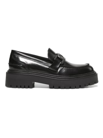 Marc O'Polo Shoes Skórzane mokasyny "Elin" w kolorze czarnym