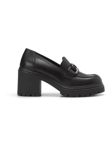 Marc O'Polo Shoes Skórzane mokasyny "Stine" w kolorze czarnym