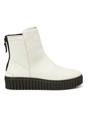 Marc O'Polo Shoes Leren boots "Bianca" wit