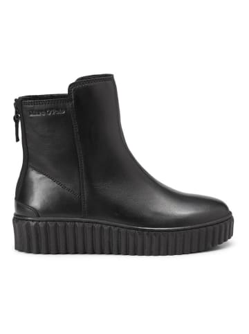 Marc O'Polo Shoes Leren boots "Bianca" zwart