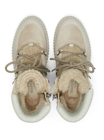 Marc O'Polo Shoes Leder-Winterboots "Bianca" in Taupe