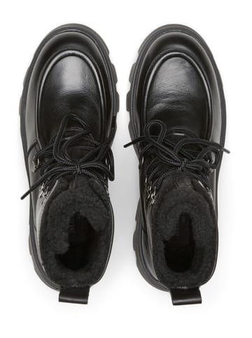 Marc O'Polo Shoes Leren winterboots "Liliam" zwart