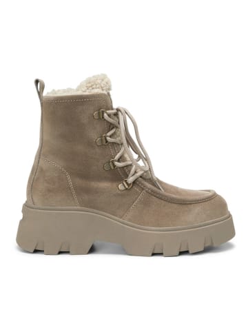 Marc O'Polo Shoes Leren winterboots "Liliam" taupe