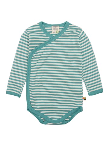 loud + proud Wikkelromper turquoise