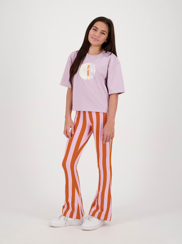 RAIZZED® Uitlopende broek "Whitley" oranje/lichtroze