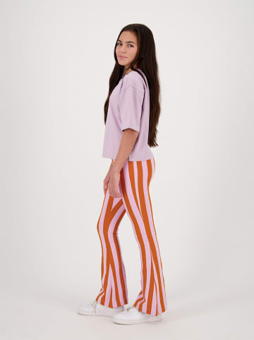 RAIZZED® Uitlopende broek "Whitley" oranje/lichtroze