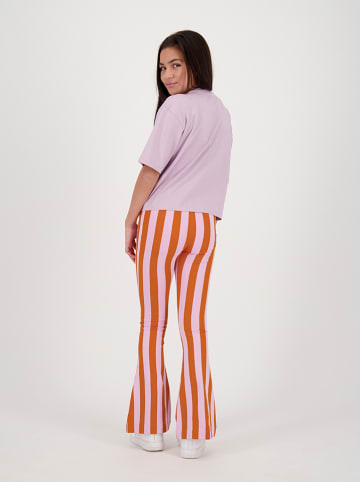 RAIZZED® Uitlopende broek "Whitley" oranje/lichtroze