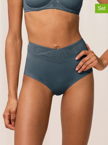 Triumph 2-delige set: taillehipsters grijs